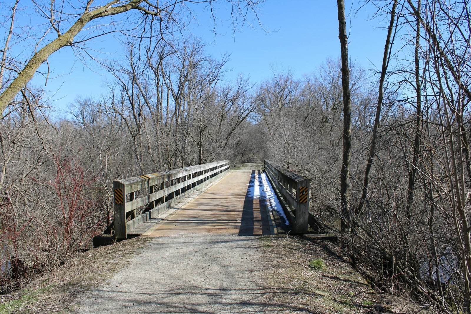 Looking north